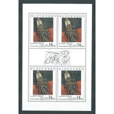 Chequia - Correo 1996 Yvert 122 mini hoja ** Mnh Pintura