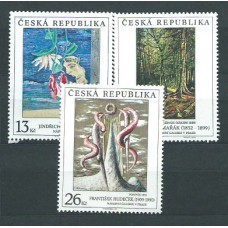 Chequia - Correo 1999 Yvert 231/3 ** Mnh Pinturas
