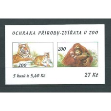 Chequia - Correo 2001 Yvert 281 Carnet ** Mnh Fauna