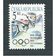 Chequia - Correo 1994 Yvert 31 (*) Mng Olimpiadas de Lillehammer