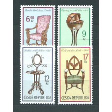 Chequia - Correo 2002 Yvert 314/17 ** Mnh Muebles