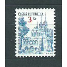 Chequia - Correo 1994 Yvert 34 ** Mnh Ciudades checas