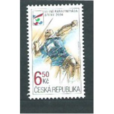 Chequia - Correo 2004 Yvert 376 ** Mnh Paralimpicos de Atenas