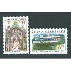 Chequia - Correo 2005 Yvert 394/5 ** Mnh