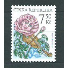 Chequia - Correo 2006 Yvert 432 ** Mnh Flores