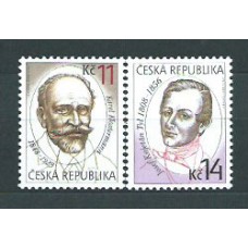 Chequia - Correo 2008 Yvert 489/90 ** Mnh Personjaes