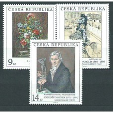 Chequia - Correo 1995 Yvert 95/7 ** Mnh Pintura