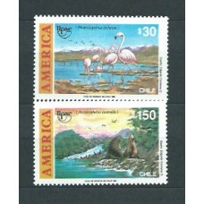 Chile - Correo 1990 Yvert 1003/4 ** Mnh Fauna Upaep