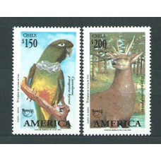 Chile - Correo 1993 Yvert 1182/3 ** Mnh Upaep Aves