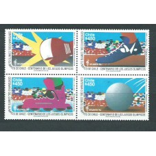 Chile - Correo 1996 Yvert 1372/5 ** Mnh Deportes