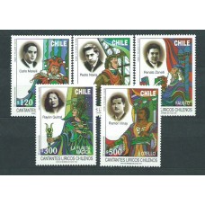 Chile - Correo 1997 Yvert 1430/3 ** Mnh Personajes Cantantes