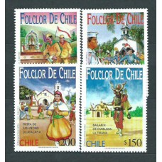 Chile - Correo 2000 Yvert 1546/9 ** Mnh Folklore