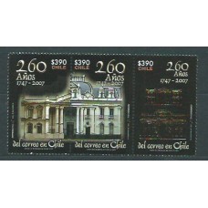 Chile - Correo 2007 Yvert 1764/66 ** Mnh