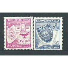 Chile - Correo 1949 Yvert 225/6 ** Mnh