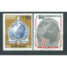 Chile - Correo 1973 Yvert 402/3 ** Mnh