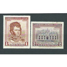 Chile Aereo Yvert 212/3 ** Mnh Personaje