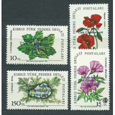 Chipre Turco - Correo Yvert  123/6 ** Mnh Flora