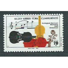 Chipre Turco - Correo Yvert  140 ** Mnh Música