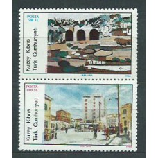 Chipre Turco - Correo Yvert 164/5 ** Mnh Pinturas