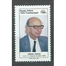 Chipre Turco - Correo Yvert 249 ** Mnh Inönü