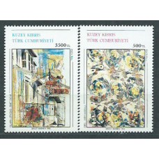 Chipre Turco - Correo Yvert 303/4 ** Mnh Pinturas