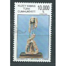 Chipre Turco - Correo Yvert 387 ** Mnh Escultura