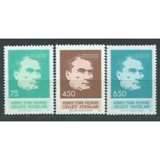 Chipre Turco - Correo Yvert 54/6 ** Mnh Ataturk