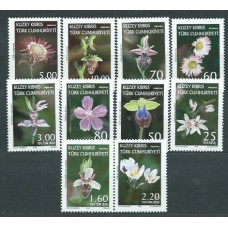 Chipre Turco - Correo Yvert 626/35 ** Mnh Flores