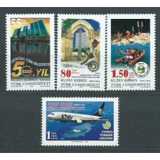 Chipre Turco - Correo Yvert 638/41 ** Mnh