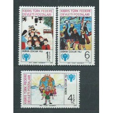 Chipre Turco - Correo Yvert  67/9 ** Mnh Dibujos infantiles