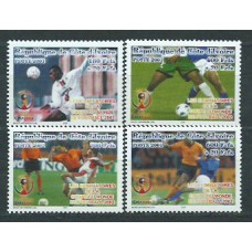 Costa de Marfil - Correo Yvert 1083/6 ** Mnh  Deportes fútbol