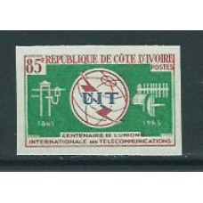 Costa de Marfil - Correo Yvert 235 sin dentar ** Mnh  UIT