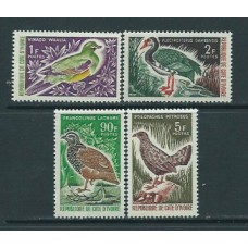 Costa de Marfil - Correo Yvert 249/52 ** Mnh  Fauna aves