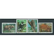 Costa de Marfil - Correo Yvert 649/52 ** Mnh  Fauna