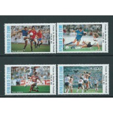 Costa de Marfil - Aereo Yvert 125/8 ** Mnh  Deportes fútbol