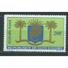 Costa de Marfil - Aereo Yvert 32 ** Mnh  Escudo