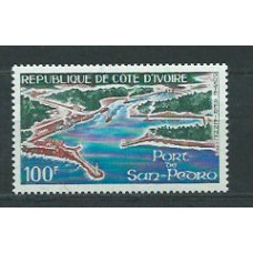 Costa de Marfil - Aereo Yvert 49 ** Mnh  Puerto de San Pedro