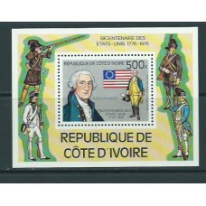 Costa de Marfil - Hojas Yvert 6 ** Mnh  George Washington