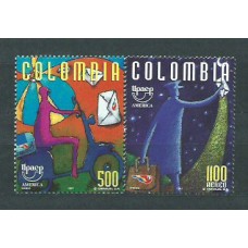 Colombia - Correo 1997 Yvert 1073+A.954 ** Mnh Upaep