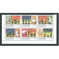 Colombia - Correo 2003 Yvert 1247/52 ** Mnh Navidad