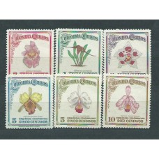 Colombia - Correo 1947 Yvert 405/10 * Mh Flores