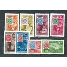 Colombia - Correo 1959 Yvert 572/5+A.341/4 ** Mnh Centenario del Sello