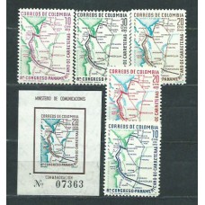 Colombia - Correo 1961 Yvert 588+A.382/5+H.18 ** Mnh