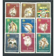 Colombia - Correo 1961 Yvert 597/600+A.403/7 * Mh Deportes
