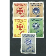 Colombia - Correo 1962 Yvert 601/2+A.408/10 ** Mnh Paludismo