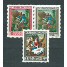 Colombia - Correo 1962 Yvert 607+A.421/2 ** Mnh Religión