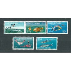 Colombia - Correo 1966 Yvert 620/1+A.462/4 ** Mnh Fauna. Peces