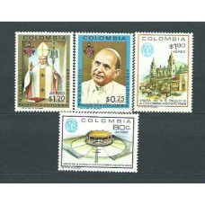 Colombia - Correo 1968 Yvert 642+A.488/90 ** Mnh Personaje. Pablo VI