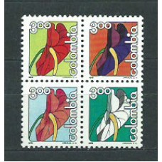 Colombia - Correo 1979 Yvert 730/3 ** Mnh Flores