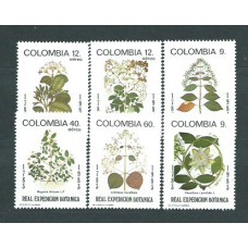 Colombia - Correo 1983 Yvert 872/4+A.725/7 ** Mnh Flores